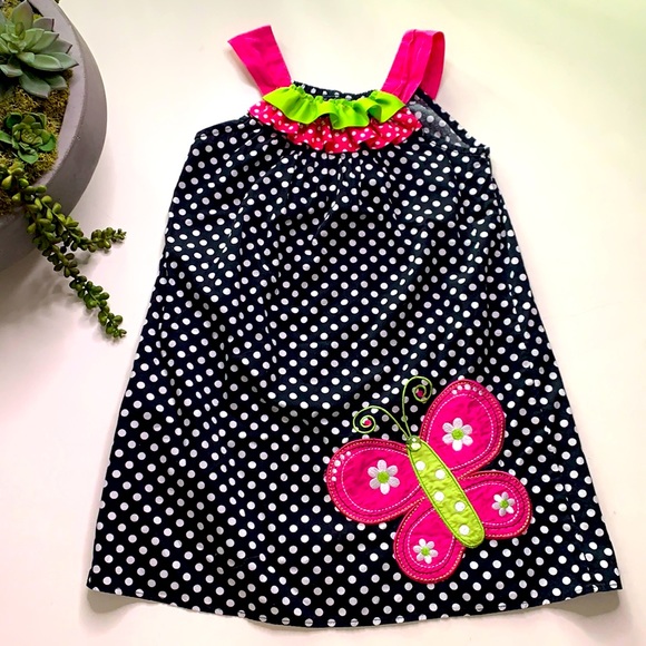rare too Other - Rare too polka dot butterfly ribbon shift dress 5